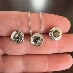 COACH Necklace and Earrings Set